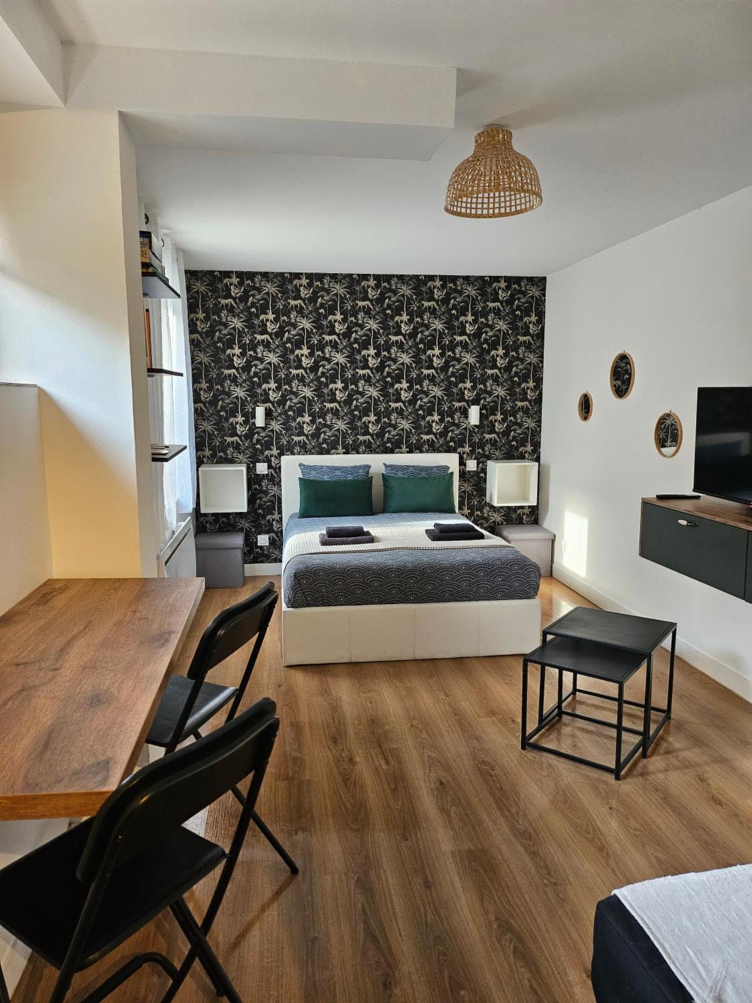 Superbe Appt Avec Cour Et Parking Gratuit A 5Min De La Cite Medievale Carcassone Exterior photo